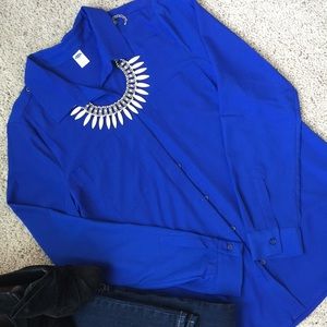 NWT blue OLD NAVY blouse