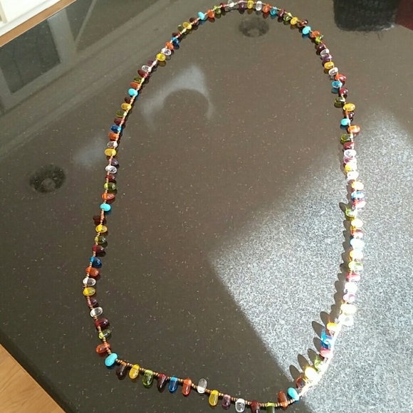 BOHO long beaded necklace