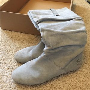 HIGHKOO 5765 W/ Grey UGG Boots Size 10