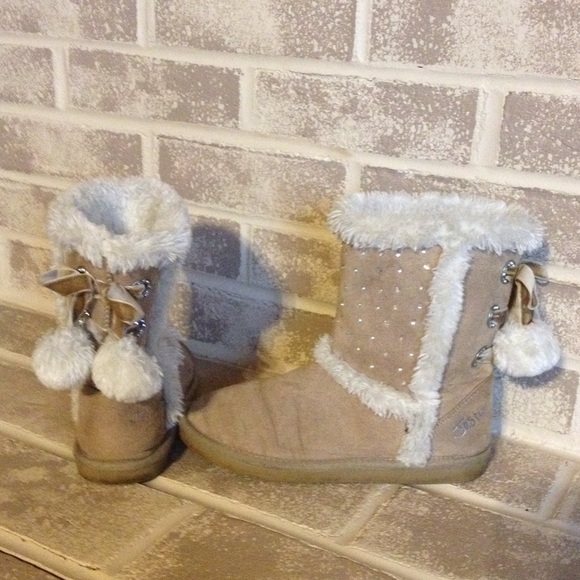 Girls Justice Boots Sz 3