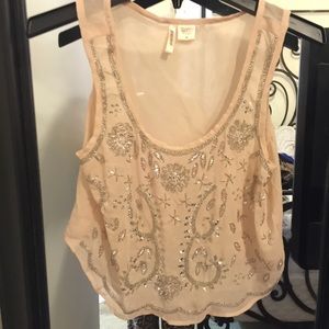 Buckle beaded crop top bundle- black and pink