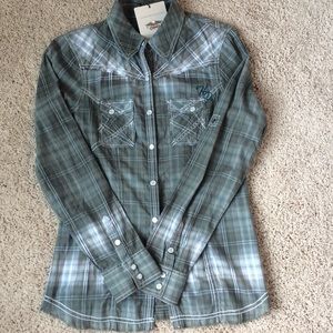 NWT plaid Harley Davidson shirt