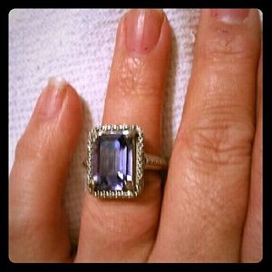 Silver Ring with Ametrine Stone