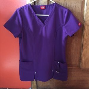 Purple scrub top