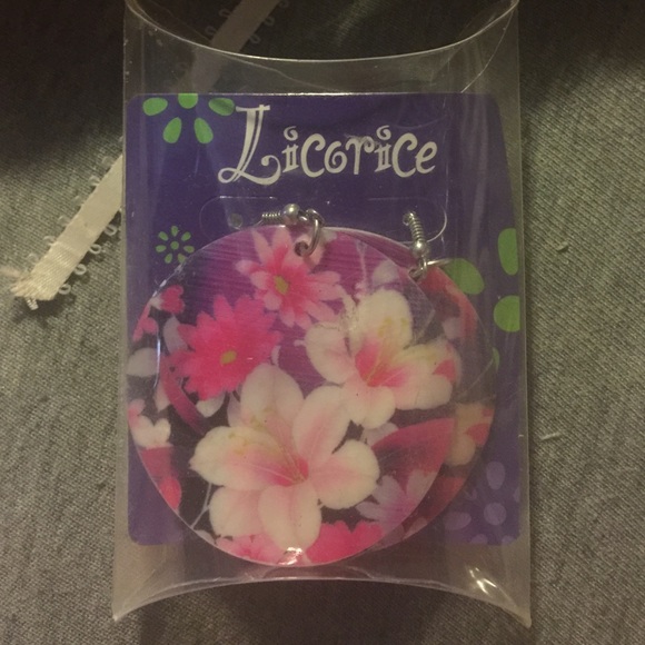 Floral earrings