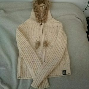 Billabong faux fur hooded jacket