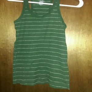 Dark green tank