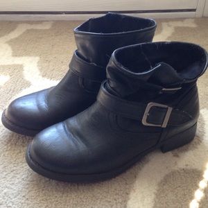 "So" Brand Black Ankle Boots