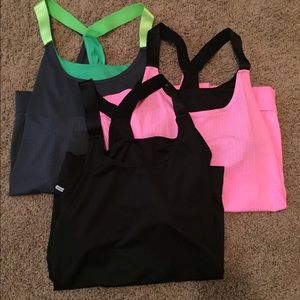 Set of 3 Dry-Fit Workout Tanks