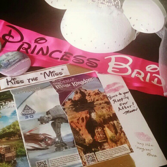 Bride Sash Princess Bride Disney Bride
