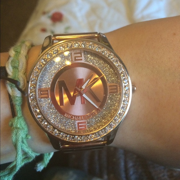 KORS Michael Kors Jewelry - Michael Kors Rose Gold Watch