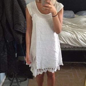 Boho Piazza Roma white dress, never worn!