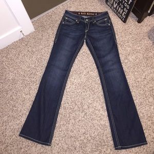 Rock Revival Stephanie O4 Dark Denim Jeans