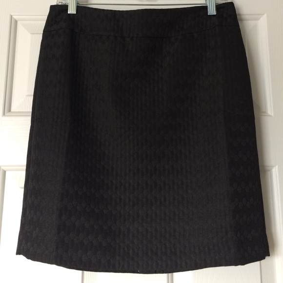 Black knee length skirt