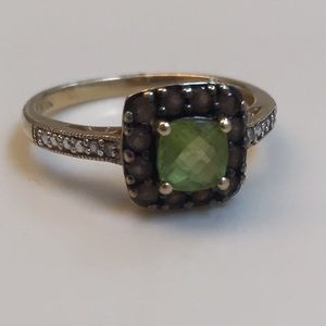 Real Gold Peridot Ring