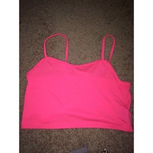 Pink Crop Top