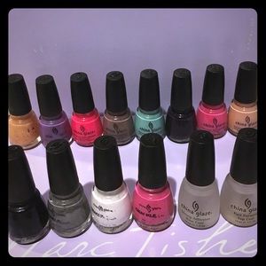 China glaze nail polish bundle (14)