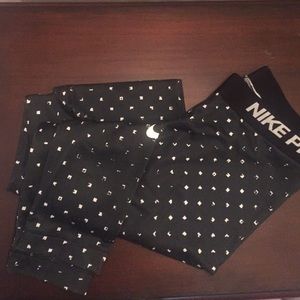 Polka Dot Nike Pro Leggings
