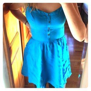 Aqua Dress from Express