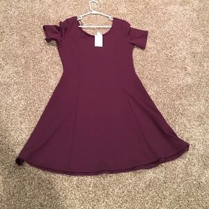 Plum Stretch Dress
