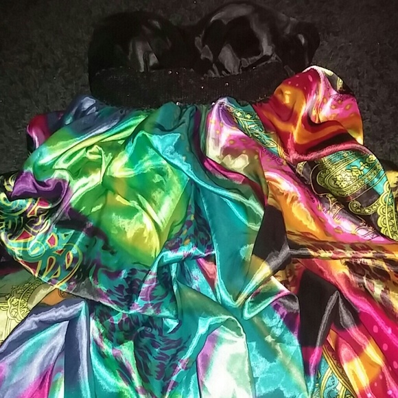 Poofy Colorful Sparkly Dress - Picture 1 of 3