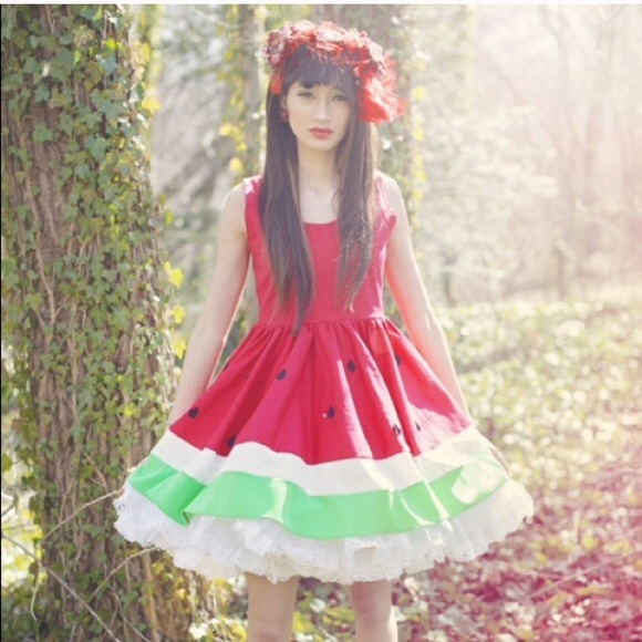 MOVING LAST CHANCE Handmade couture watermelon