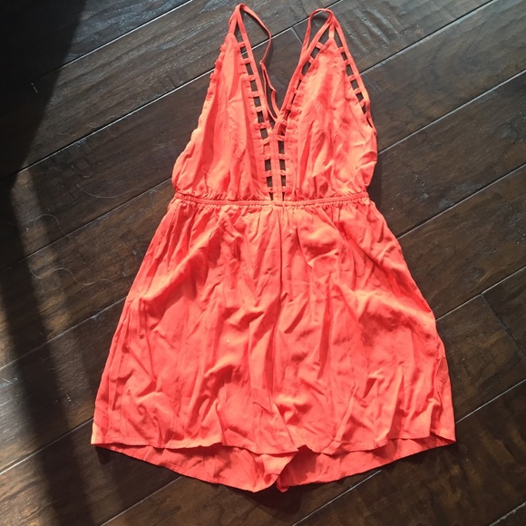 Orange romper