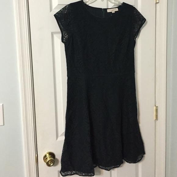 LOFT Emerald Green Lace Dress