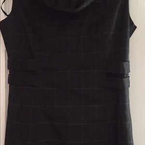 Black plaid dress