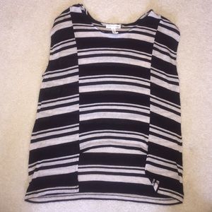 Black Striped blouse