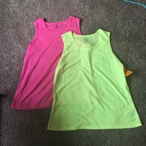 2 Champion workout tees