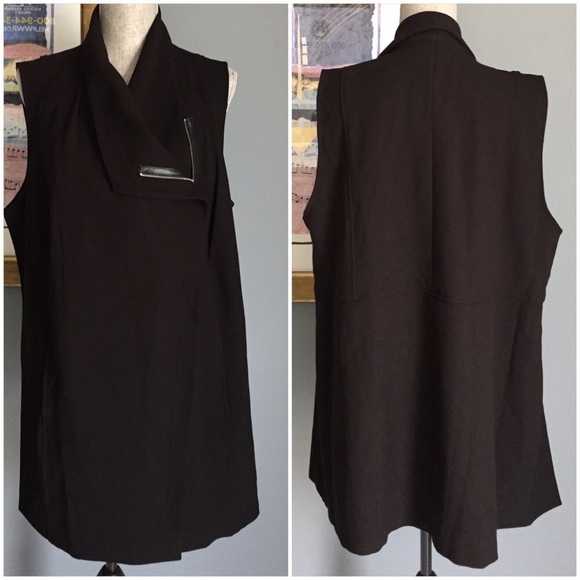 FABULOUS Rafaella Chic Zippered Fashion Vest😍 - Picture 2 of 4