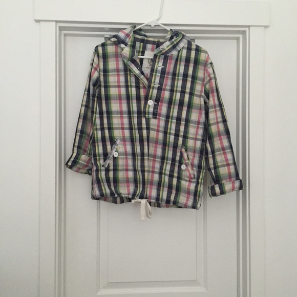 Cotton pull over jacket