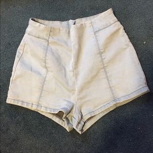 High waisted shorts