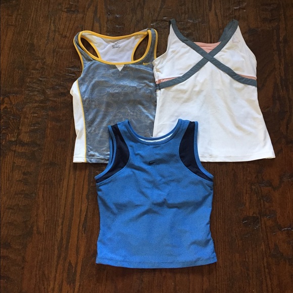 Nike Tops - Three Nike Athletic Tops. Women's size small