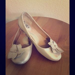 Gold Ballet Flats