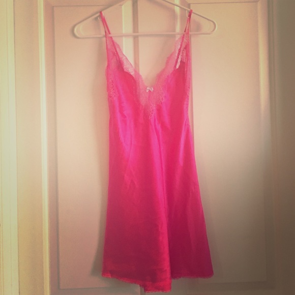 Victoria's Secret pink one piece nightgown