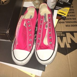 pink low tops converse