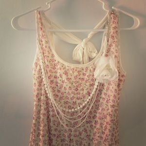‼️FLASH SALE‼️Cream and Pink Dress