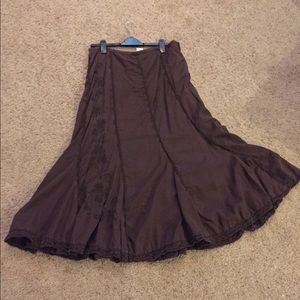 Brown Skirt