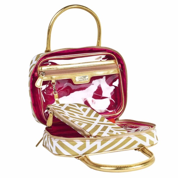 Gold Labywrinth Voyager Toiletry Bag