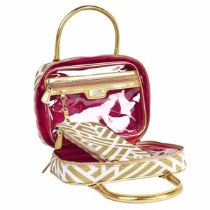 Gold Labywrinth Voyager Toiletry Bag