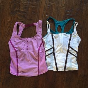 Two Nike Athletic tops. Women's size small