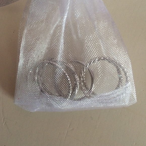Bag of silver rings