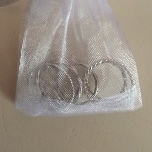Bag of silver rings