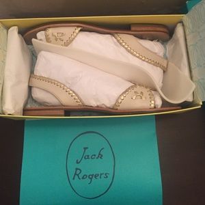 Jack Rogers Liliana Sandel in Bone/Gold