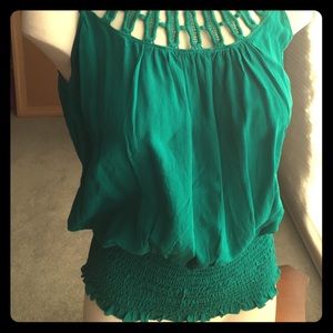 Aqua 100% Silk blouse
