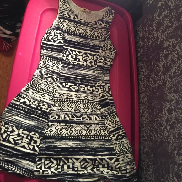 One Clothing aztec print dress