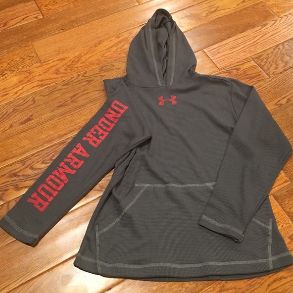 Boys under armour long sleeve thermal hoodie