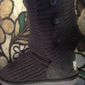 Knit UGG boots